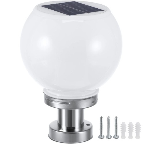 AYCENLAITE Solar Street Light - LED Lamp with Dusk to Dawn Sensor - 3000 Lumens